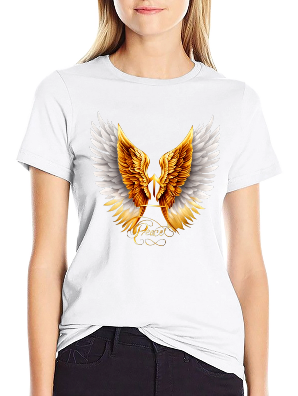 Wings of Peace Graphic T-Shirt