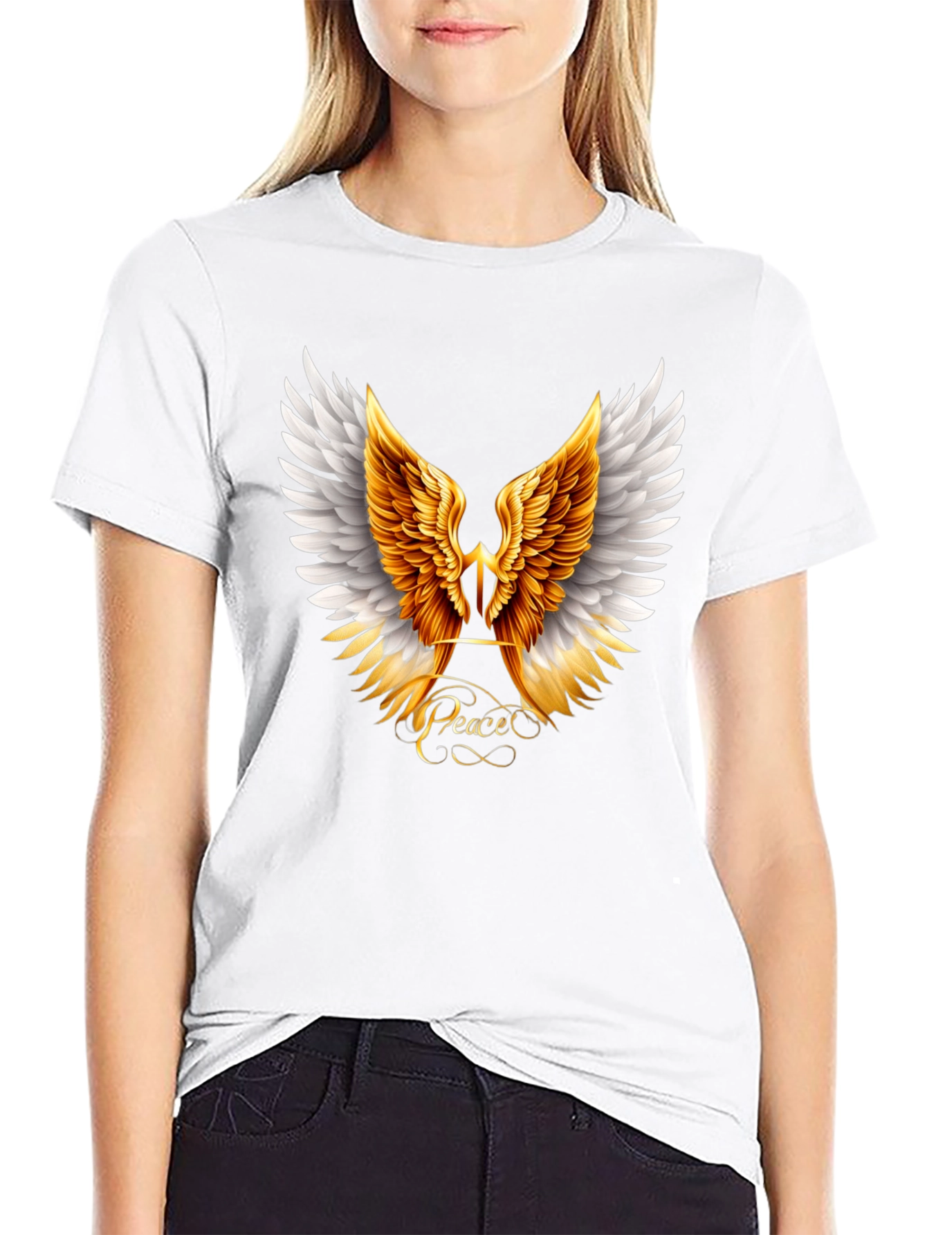 Wings of Peace Graphic T-Shirt