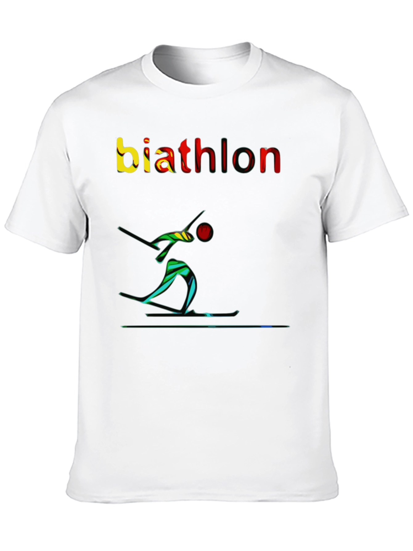 Biathlon T-Shirt - Artistic Design
