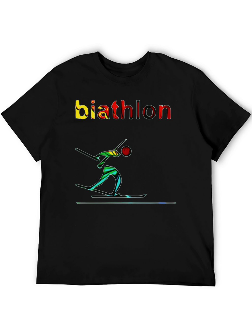 Biathlon T-Shirt - Artistic Design