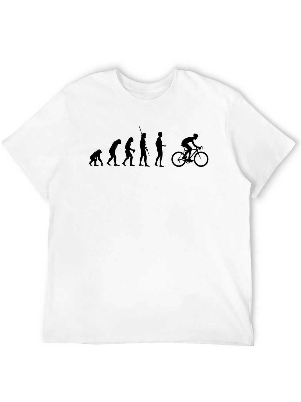 Evolution of Cyclist Graphic T-Shirt