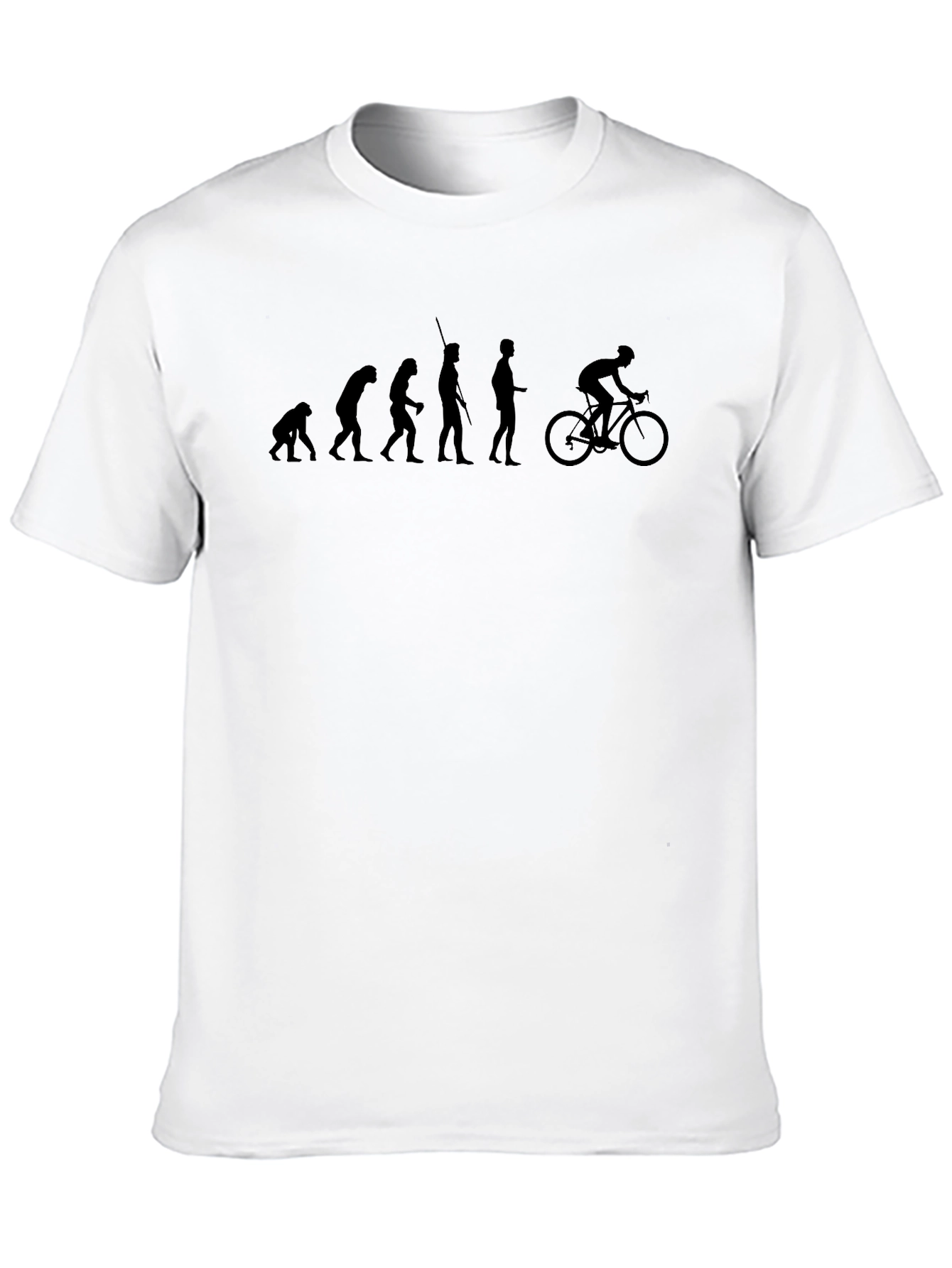 Evolution of Cyclist Graphic T-Shirt
