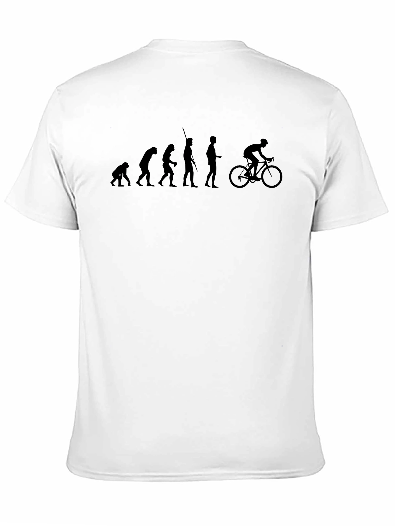 Evolution of Cyclist Graphic T-Shirt