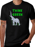 Think Green Elephant T-Shirt