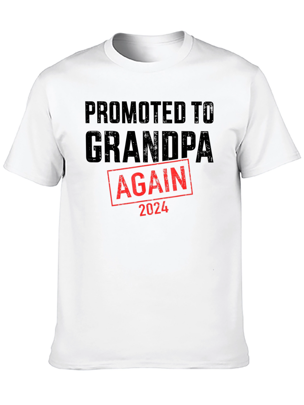 Promoted to Grandpa Again 2024 T-Shirt