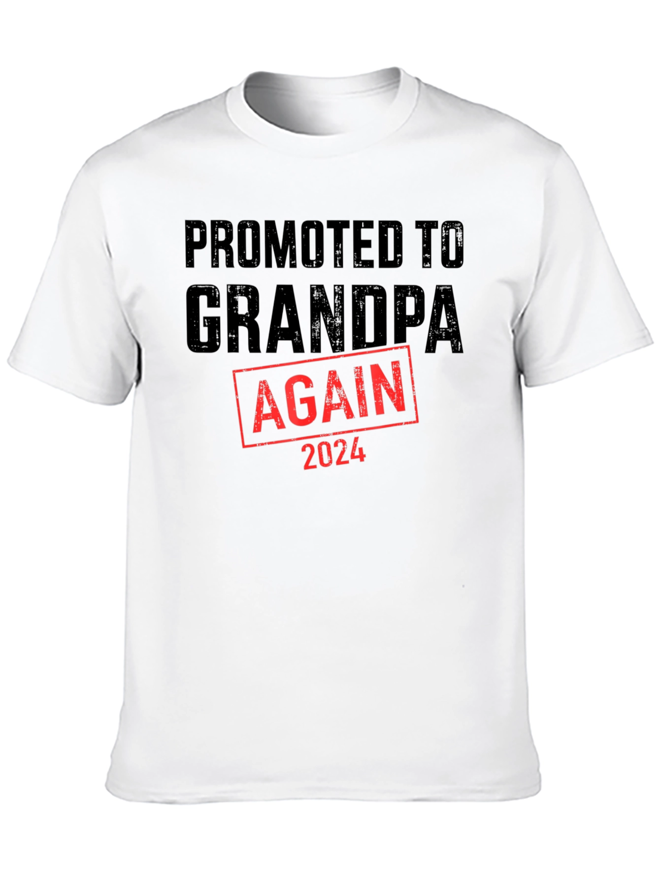 Promoted to Grandpa Again 2024 T-Shirt