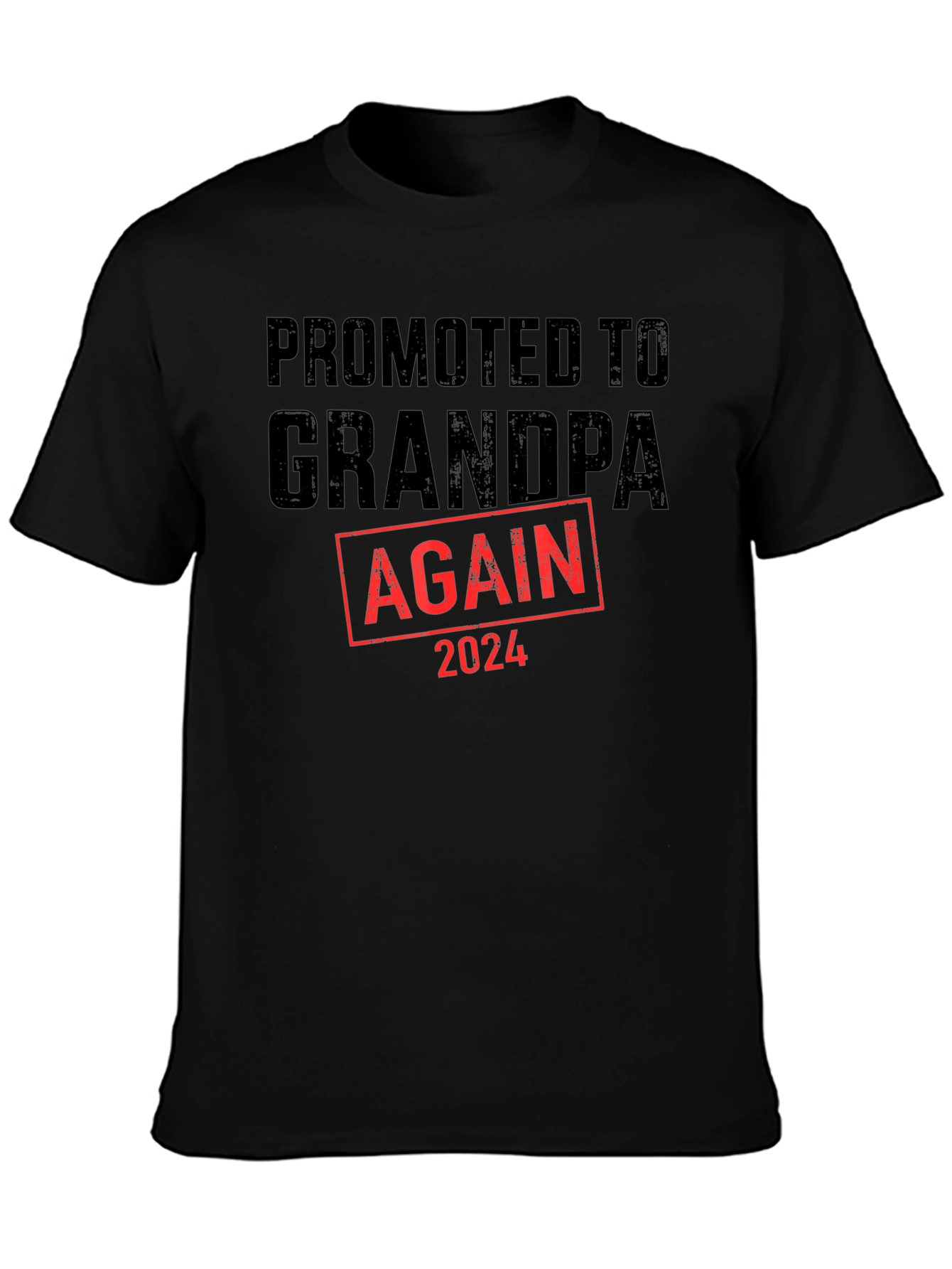 Promoted to Grandpa Again 2024 T-Shirt