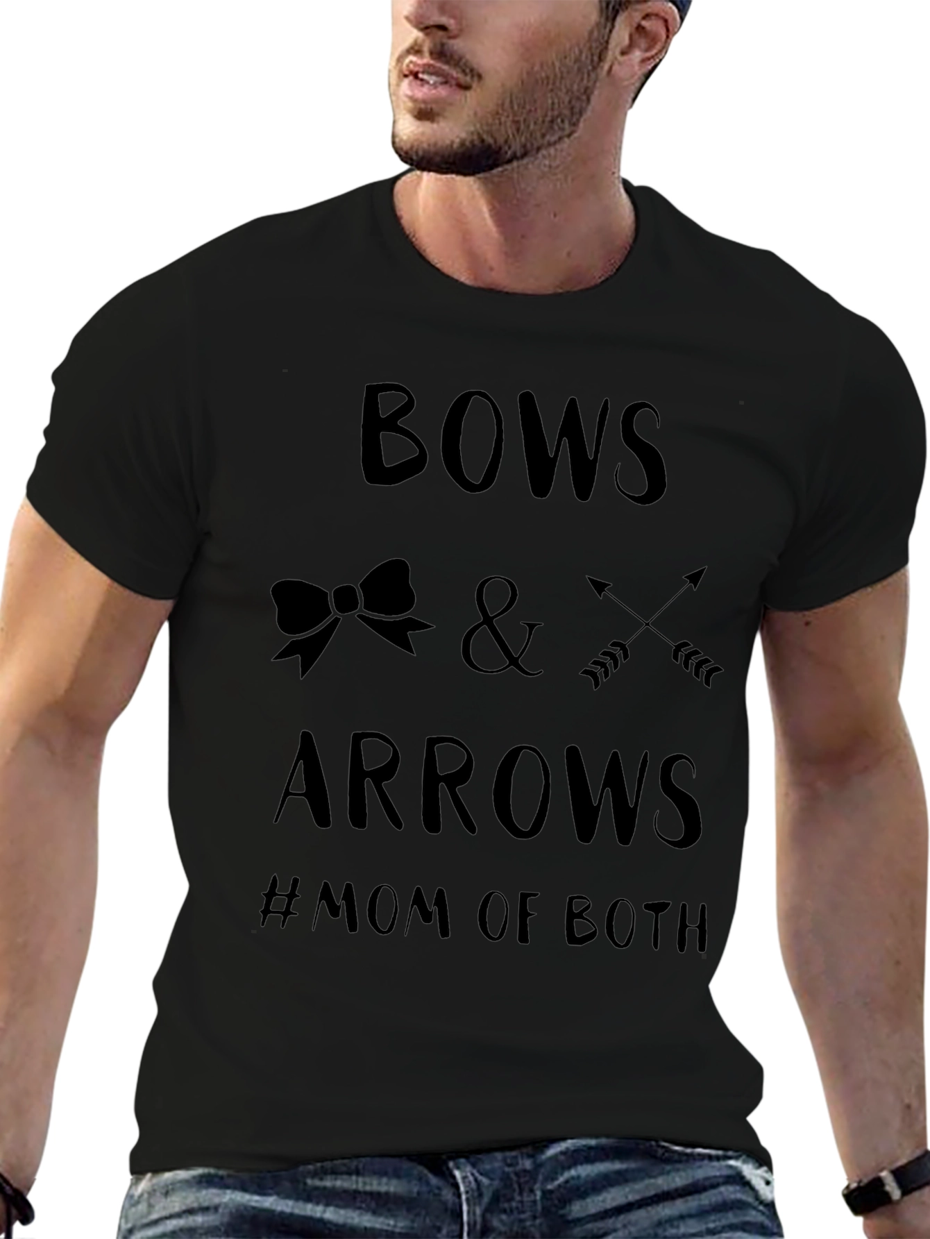 Bows & Arrows Mom of Both T-Shirt