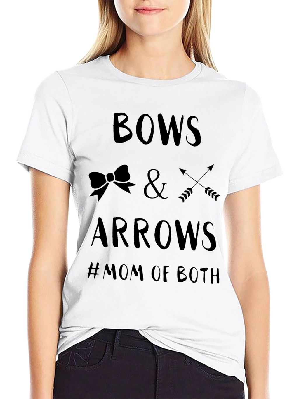 Bows & Arrows Mom of Both T-Shirt