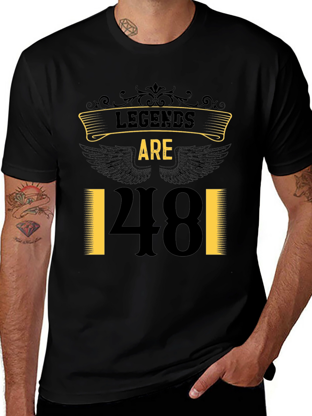 Legends Are 48 T-Shirt Birthday Gift