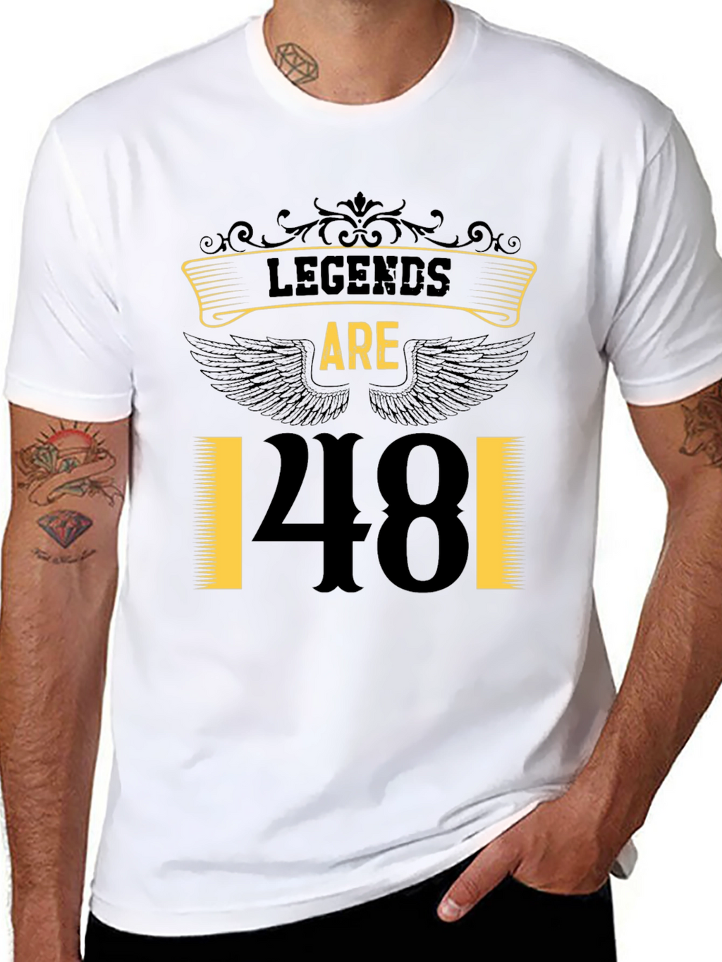 Legends Are 48 T-Shirt Birthday Gift
