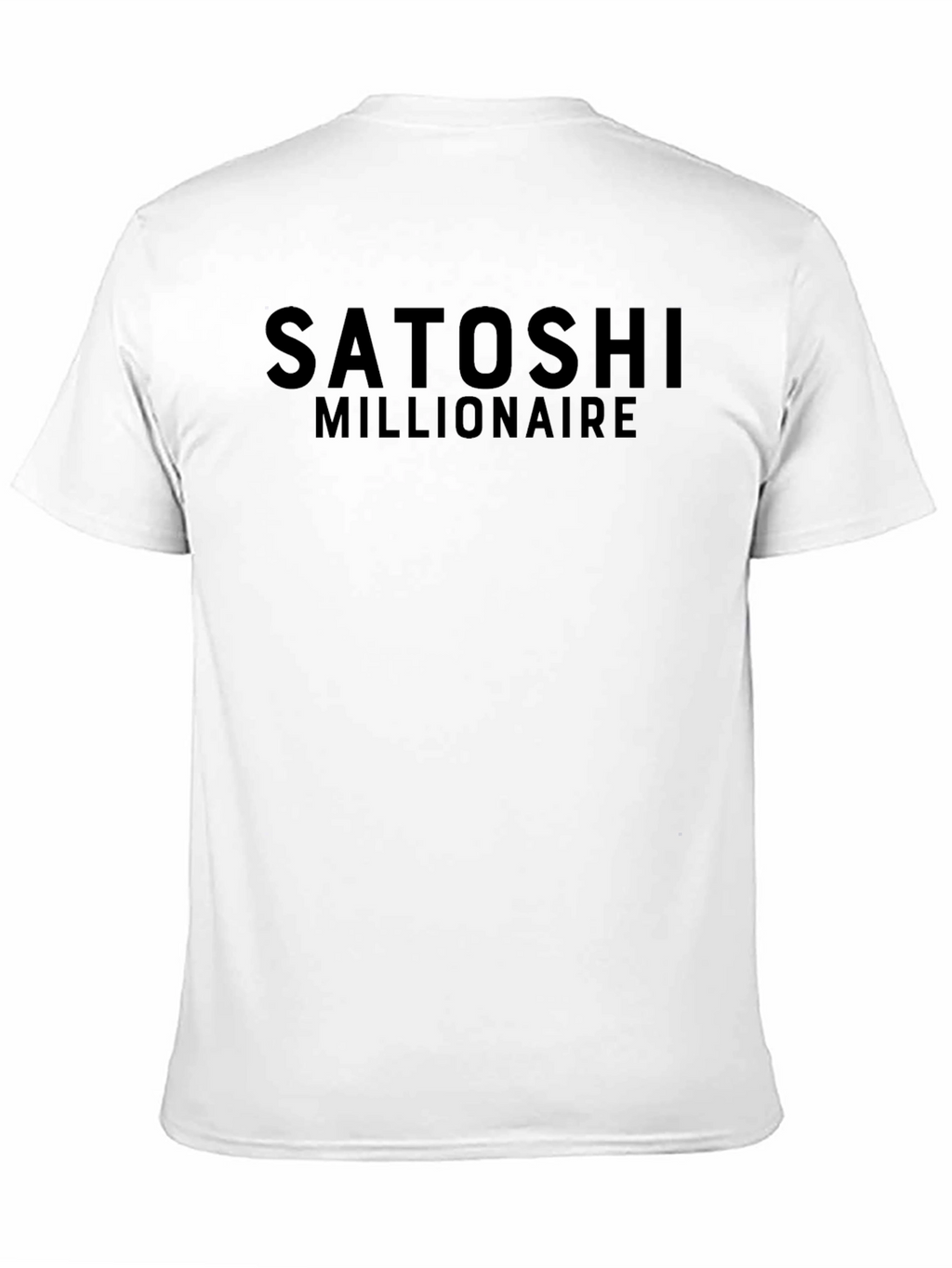 Satoshi Millionaire Graphic Tee - Crypto Bitcoin Fan