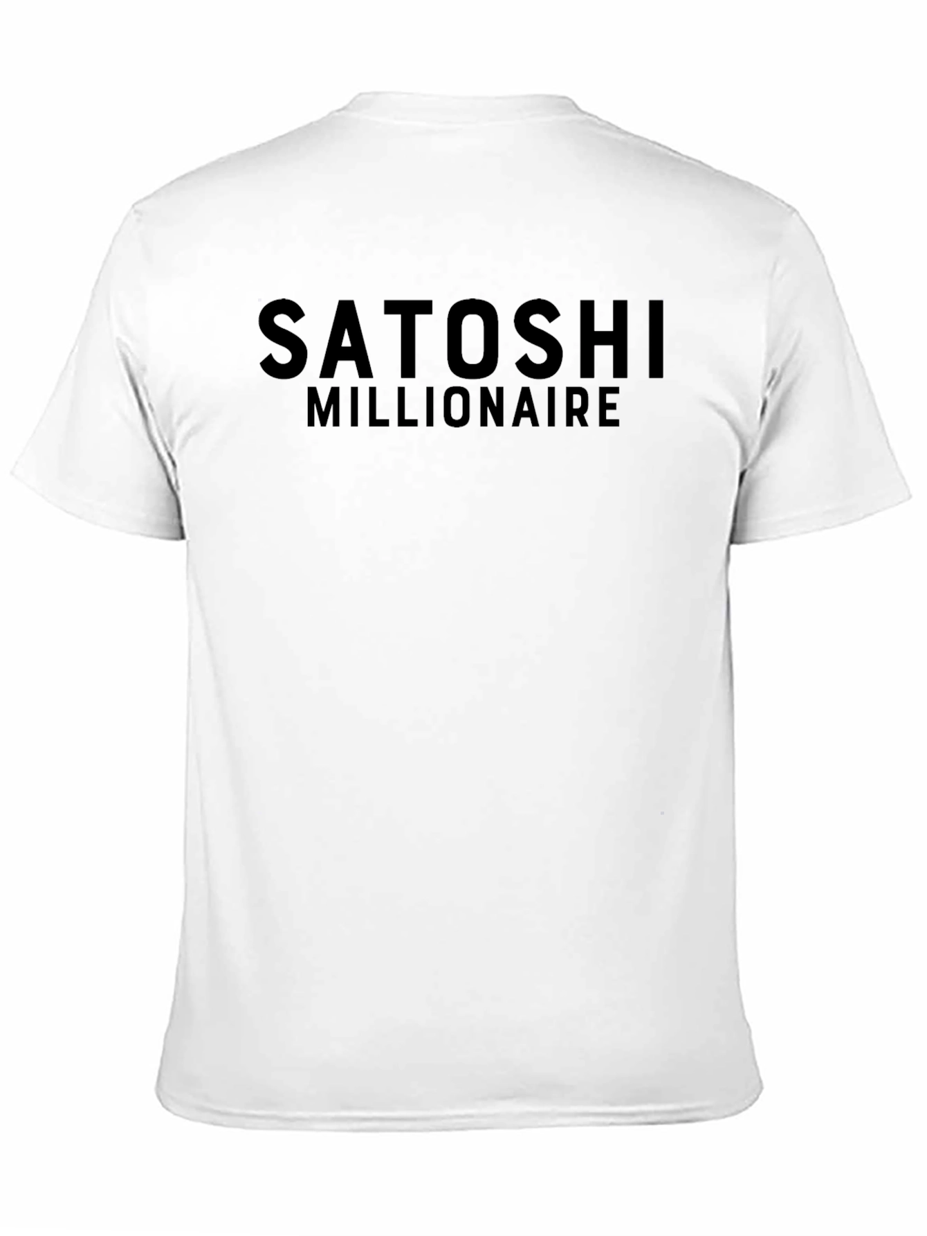 Satoshi Millionaire Graphic Tee - Crypto Bitcoin Fan