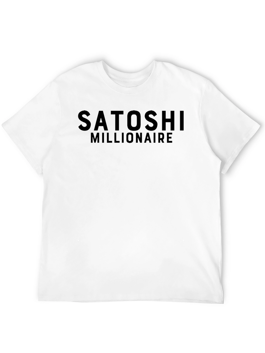 Satoshi Millionaire Graphic Tee - Crypto Bitcoin Fan