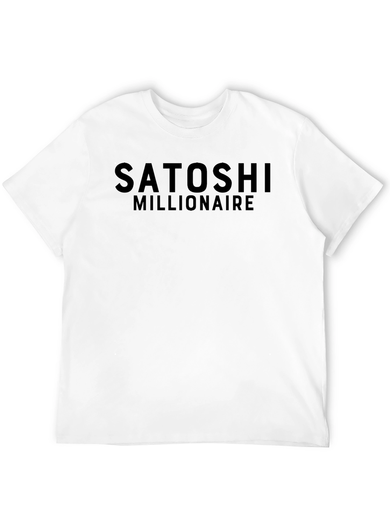Satoshi Millionaire Graphic Tee - Crypto Bitcoin Fan