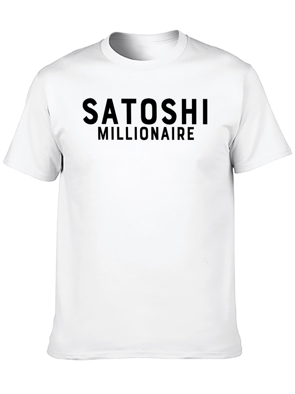 Satoshi Millionaire Graphic Tee - Crypto Bitcoin Fan