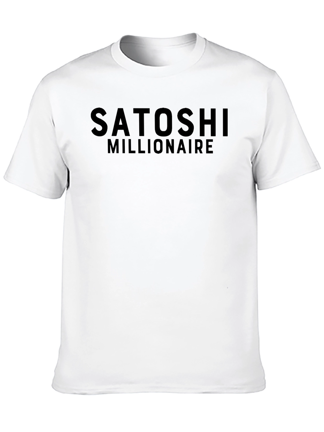 Satoshi Millionaire Graphic Tee - Crypto Bitcoin Fan