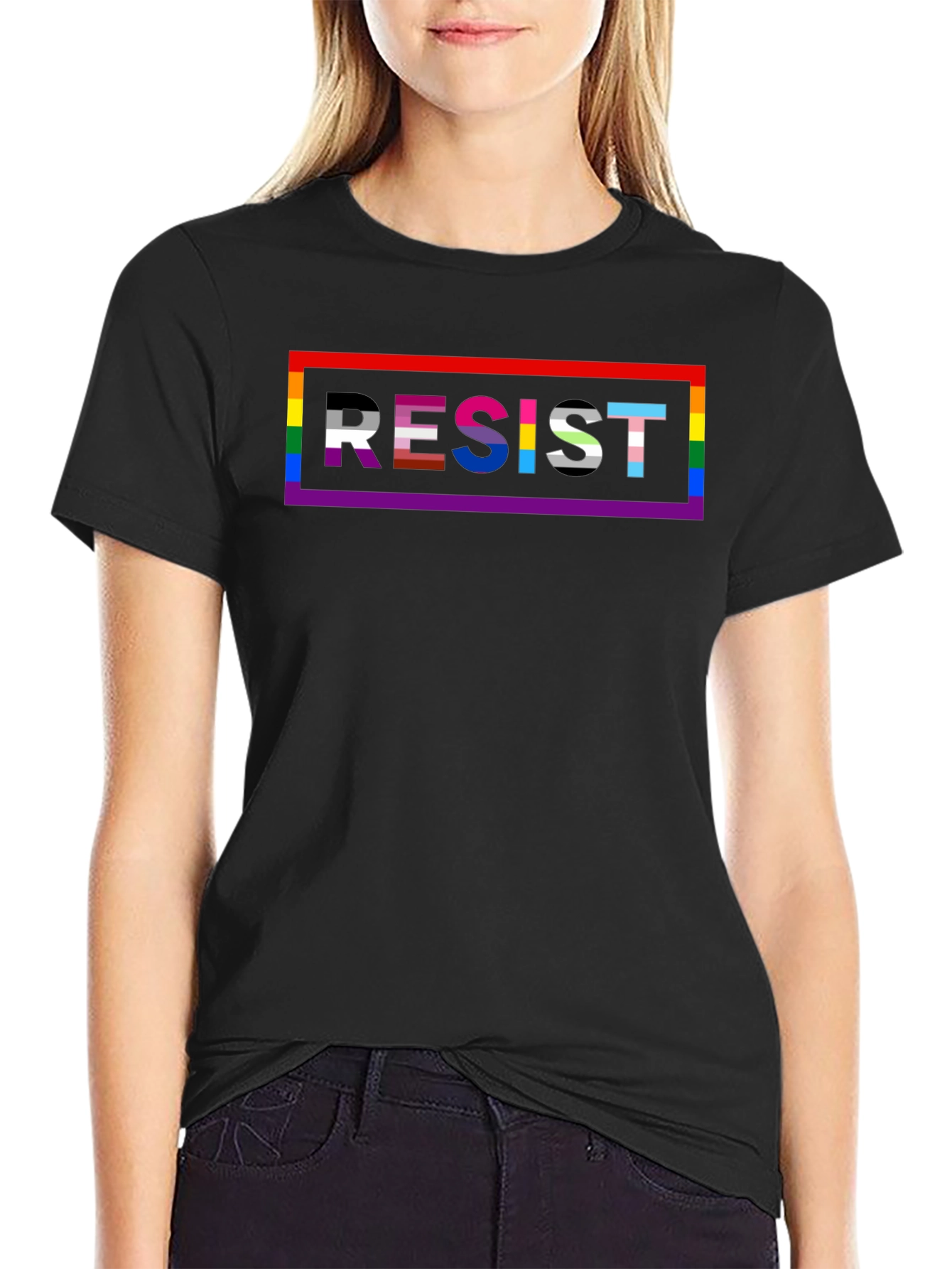 Resist LGBTQ+ Pride T-Shirt