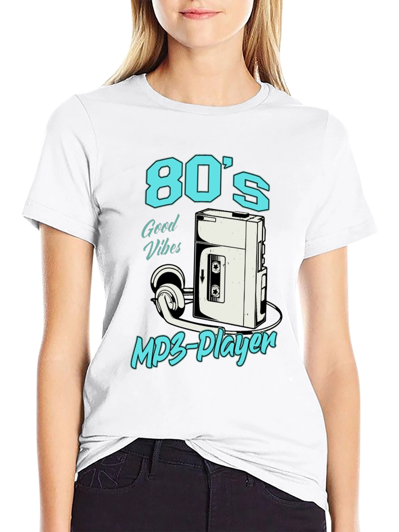 Retro 80s Cassette Player T-Shirt