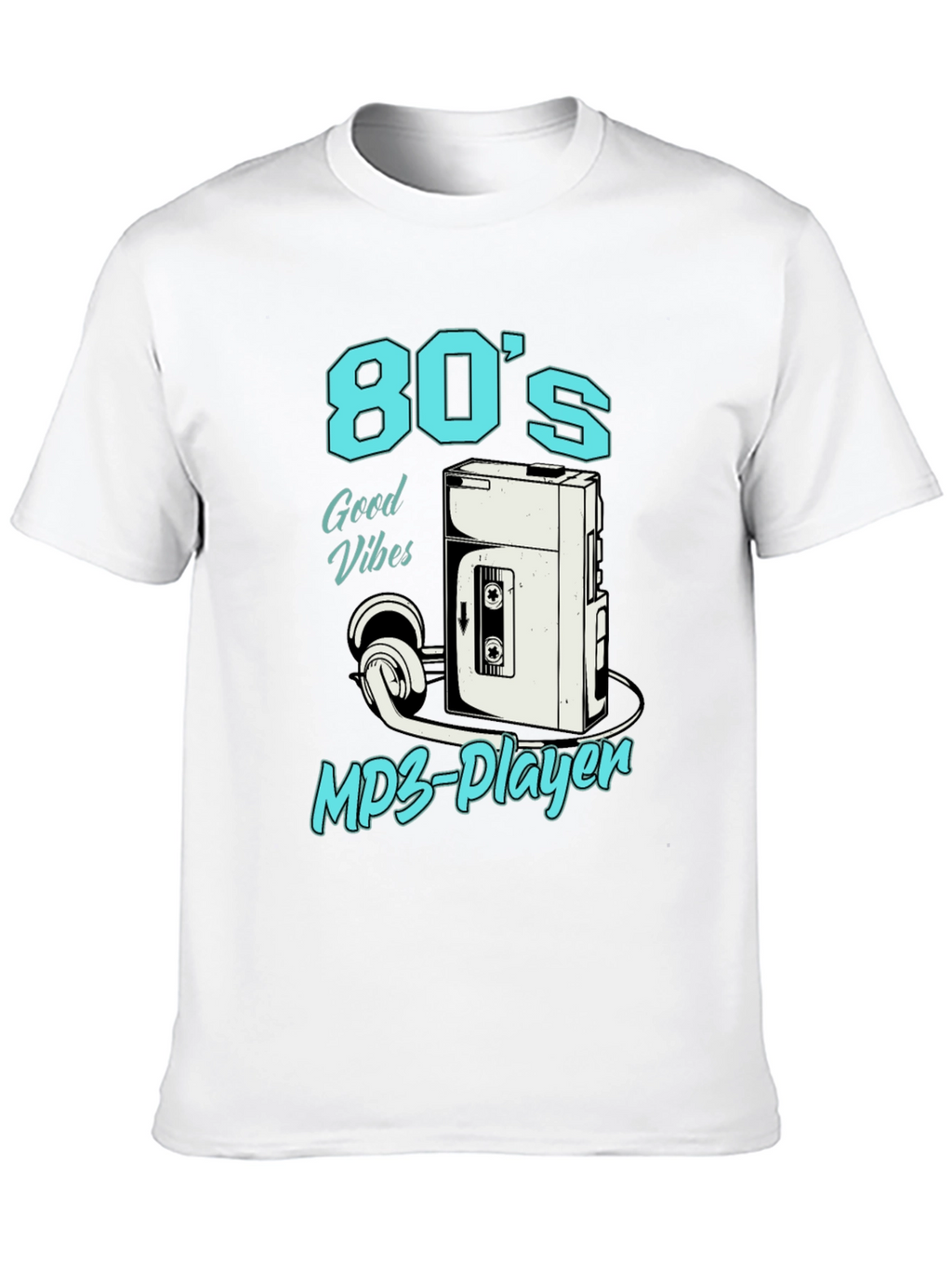 Retro 80s Cassette Player T-Shirt
