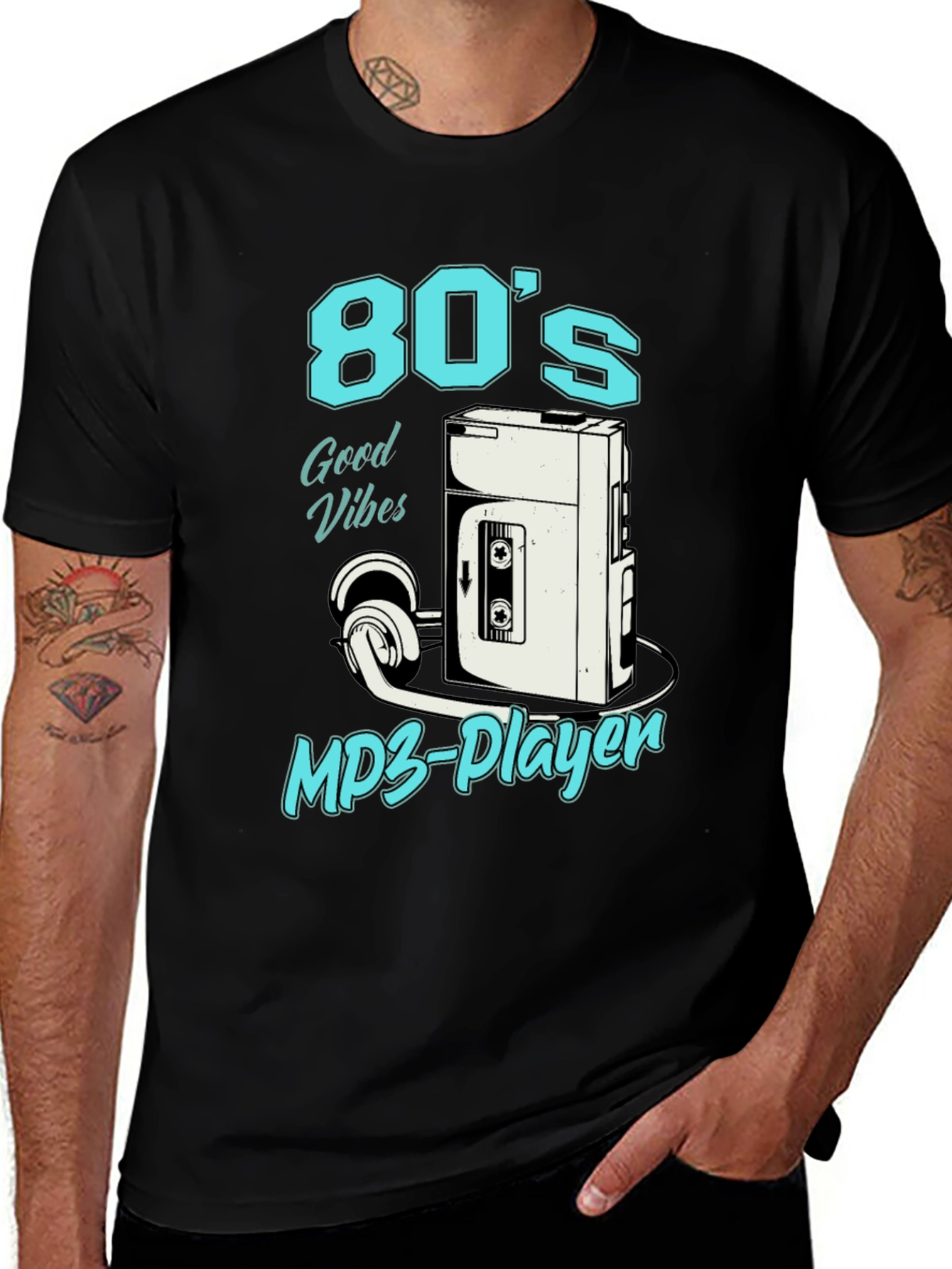 Retro 80s Cassette Player T-Shirt