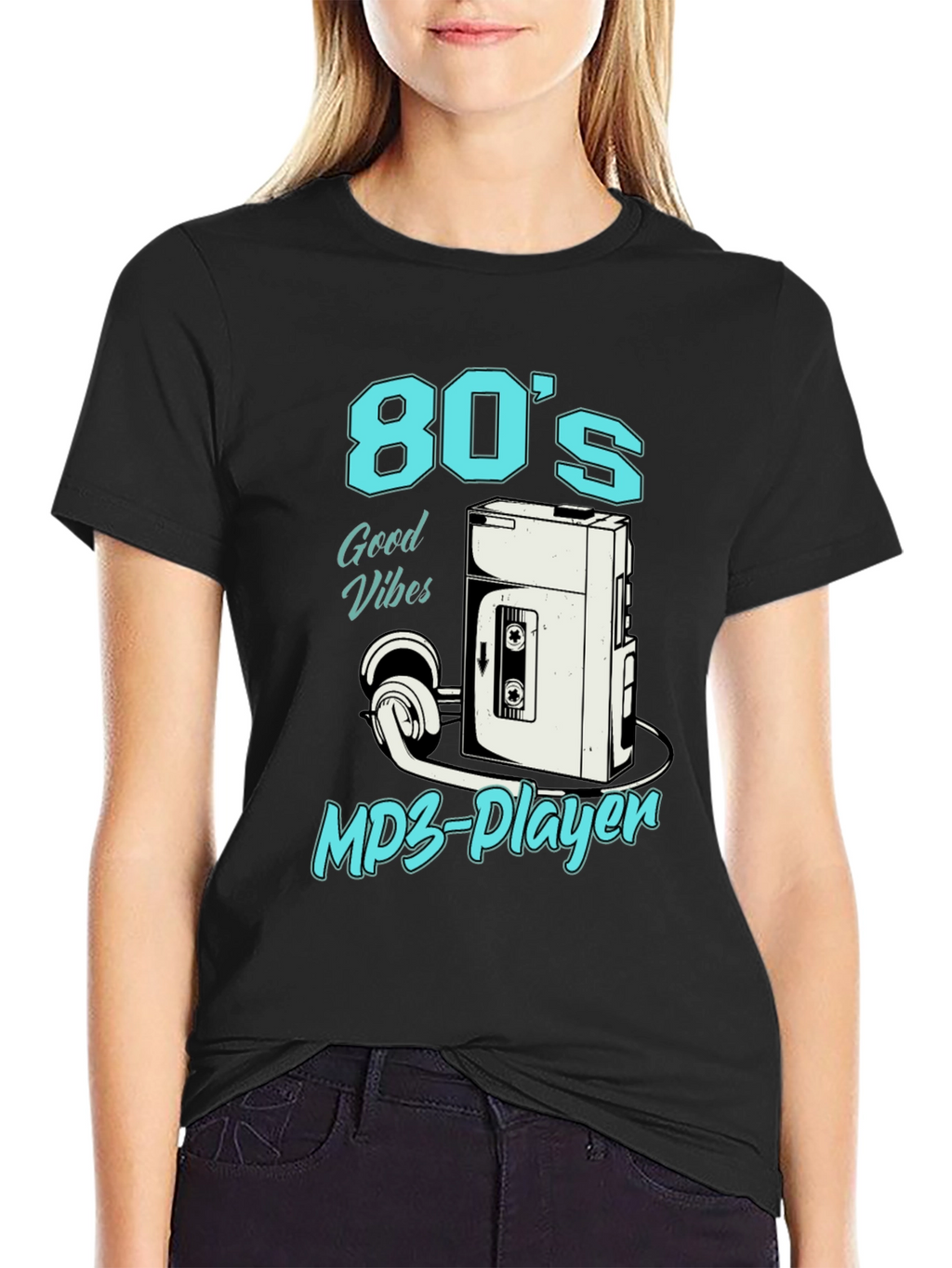 Retro 80s Cassette Player T-Shirt
