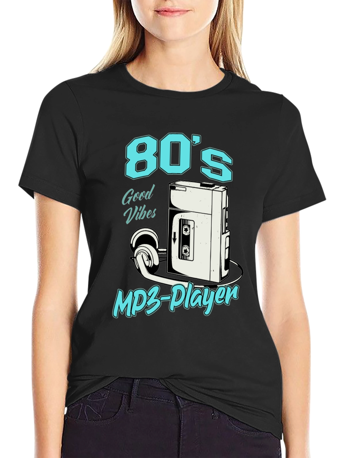 Retro 80s Cassette Player T-Shirt