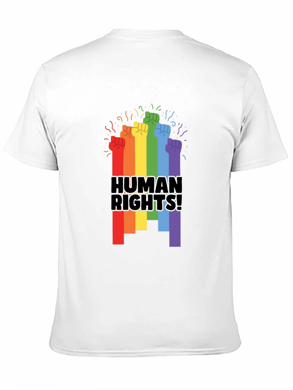 Human Rights Rainbow Fist T-Shirt