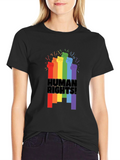 Human Rights Rainbow Fist T-Shirt