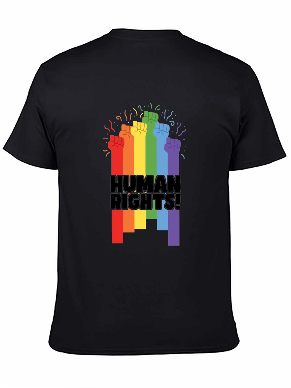 Human Rights Rainbow Fist T-Shirt