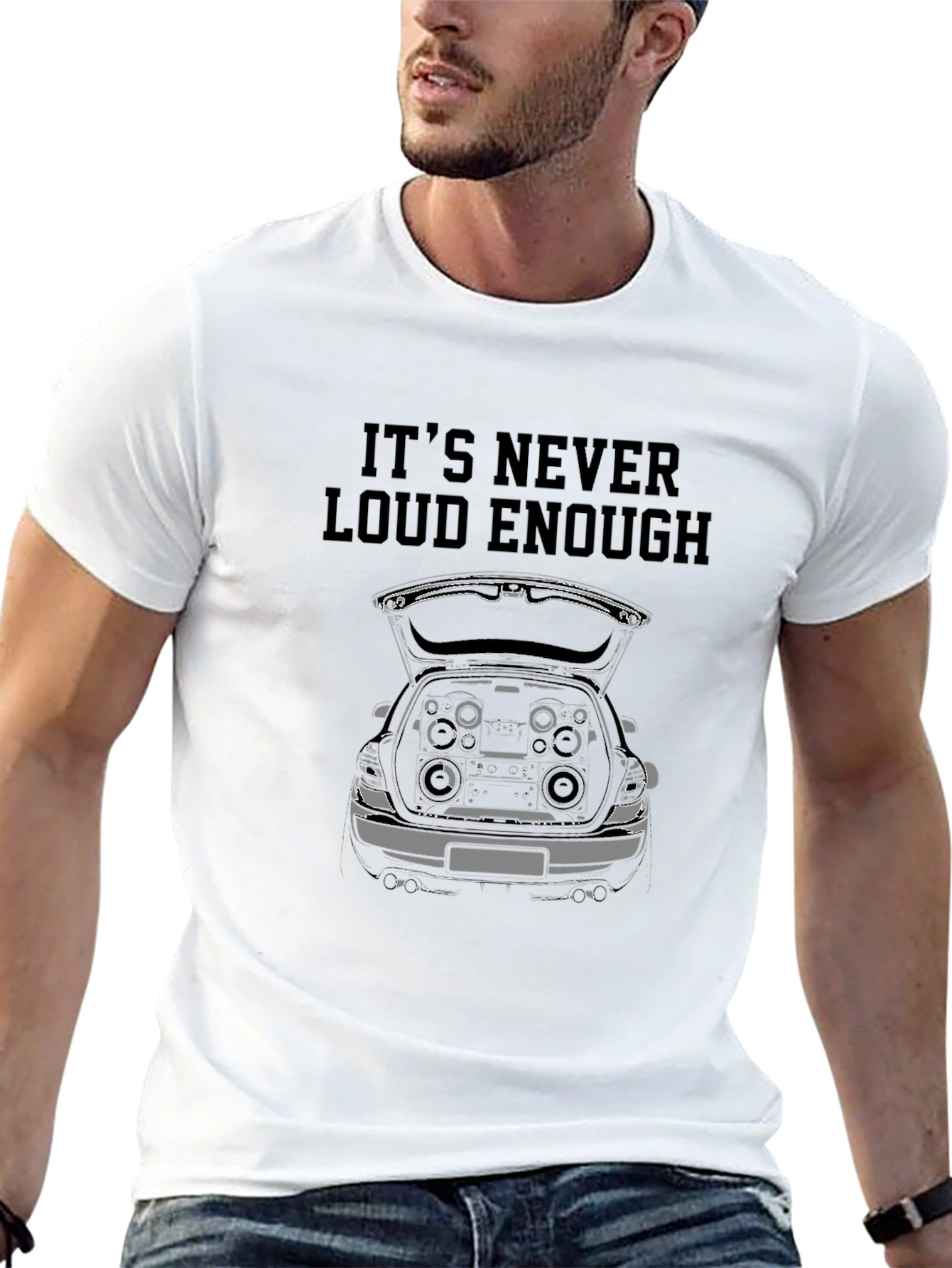 Its Never Loud Enough Black T-Shirt