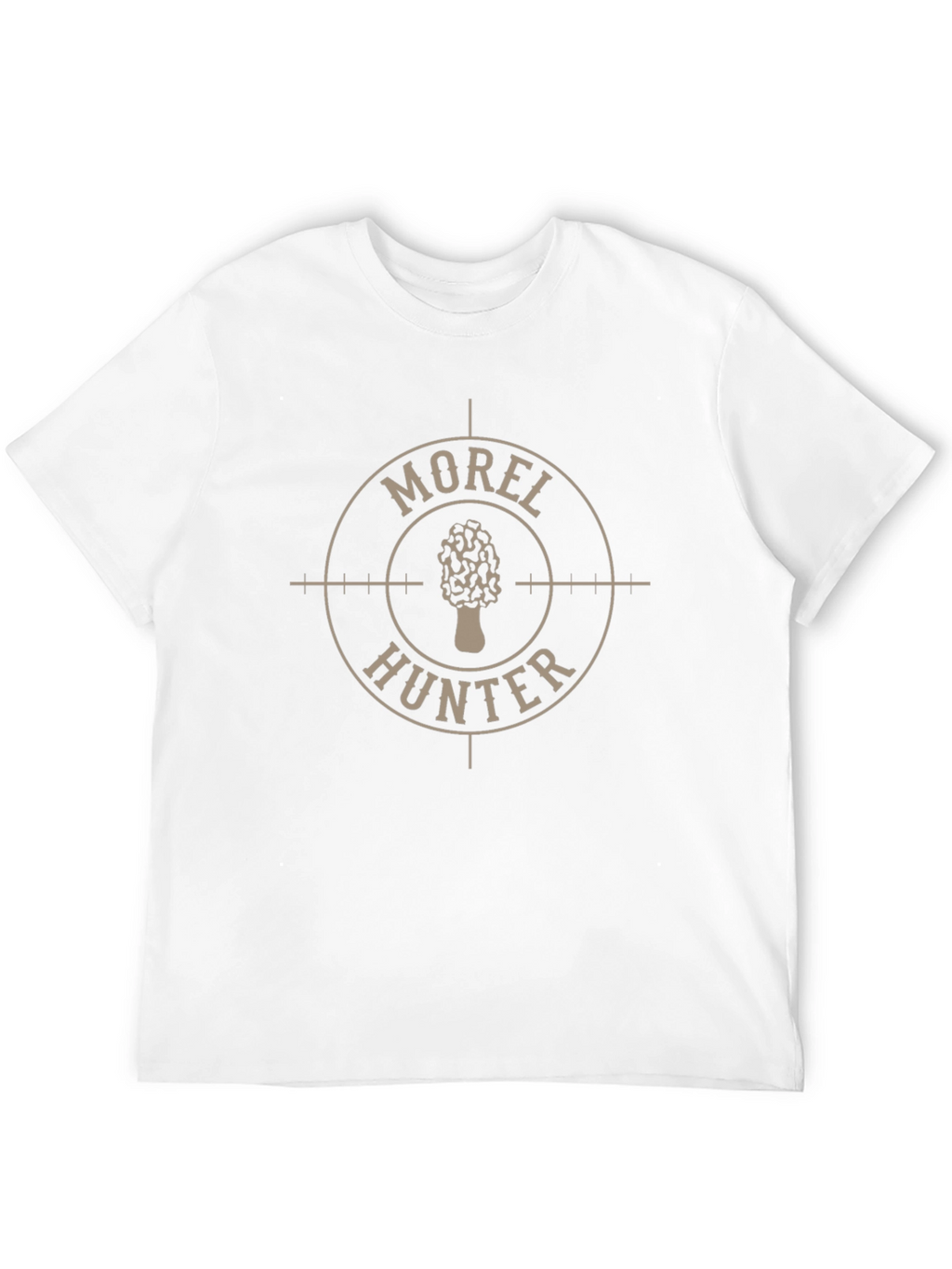 Morel Hunter T-Shirt - Black Graphic Tee