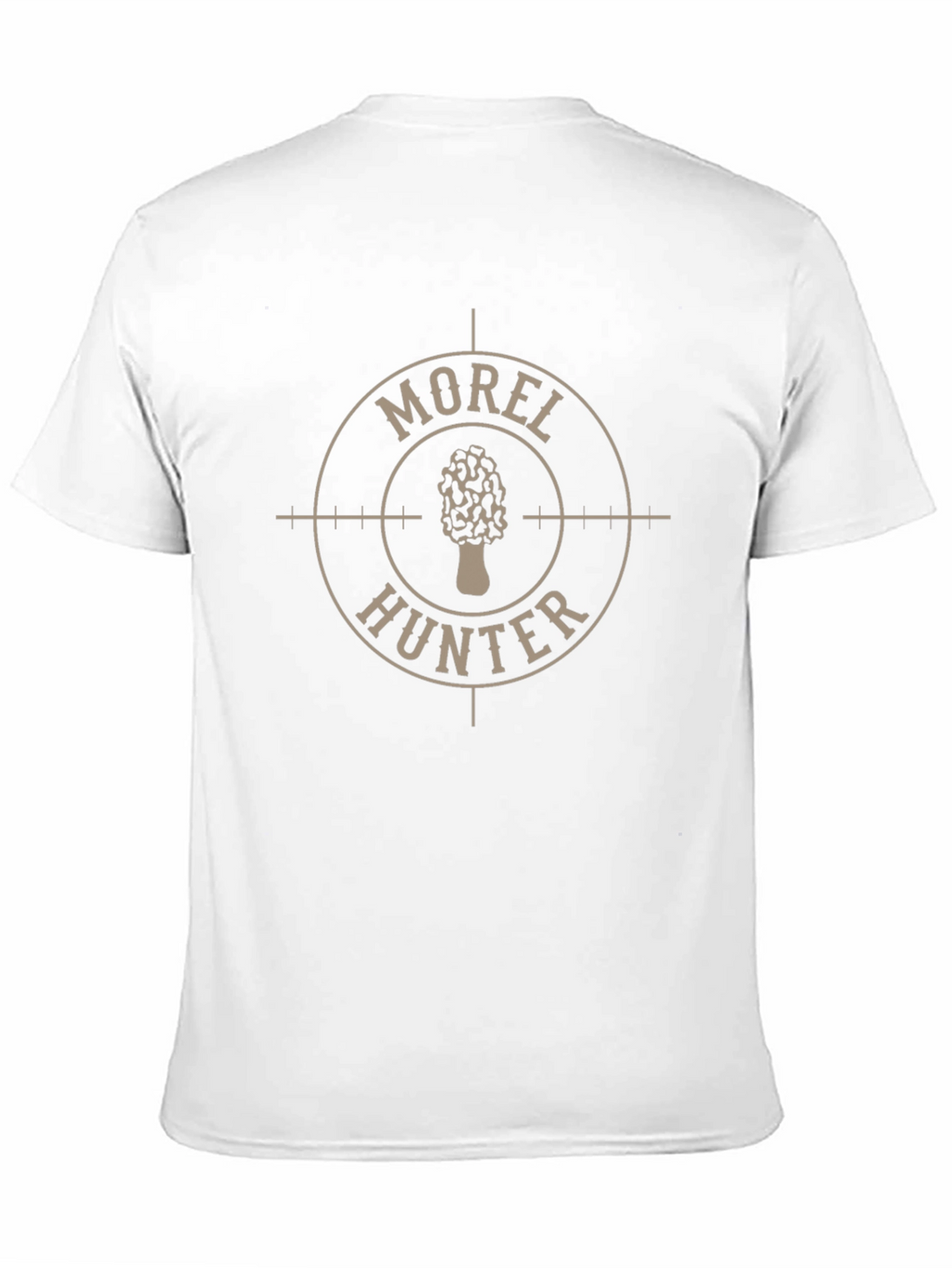 Morel Hunter T-Shirt - Black Graphic Tee