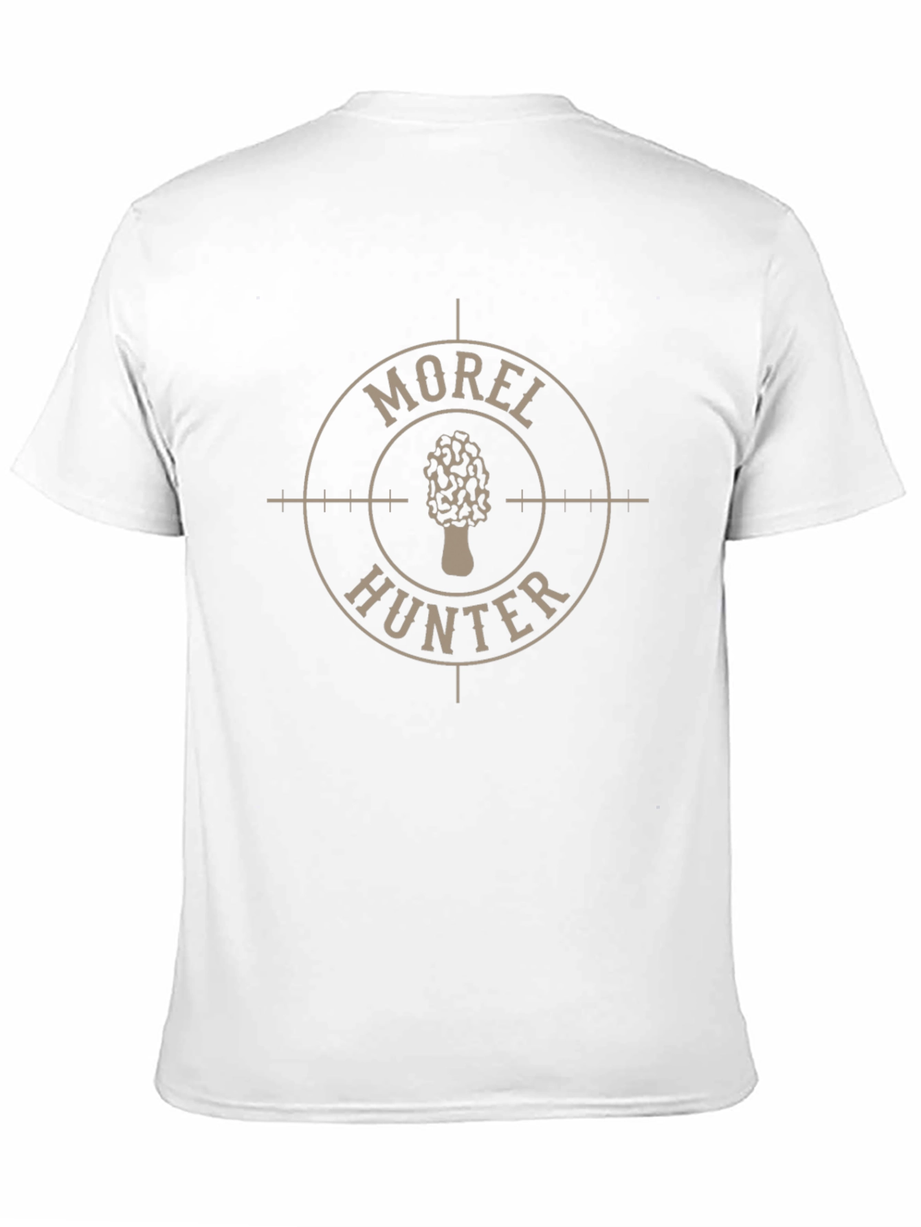Morel Hunter T-Shirt - Black Graphic Tee