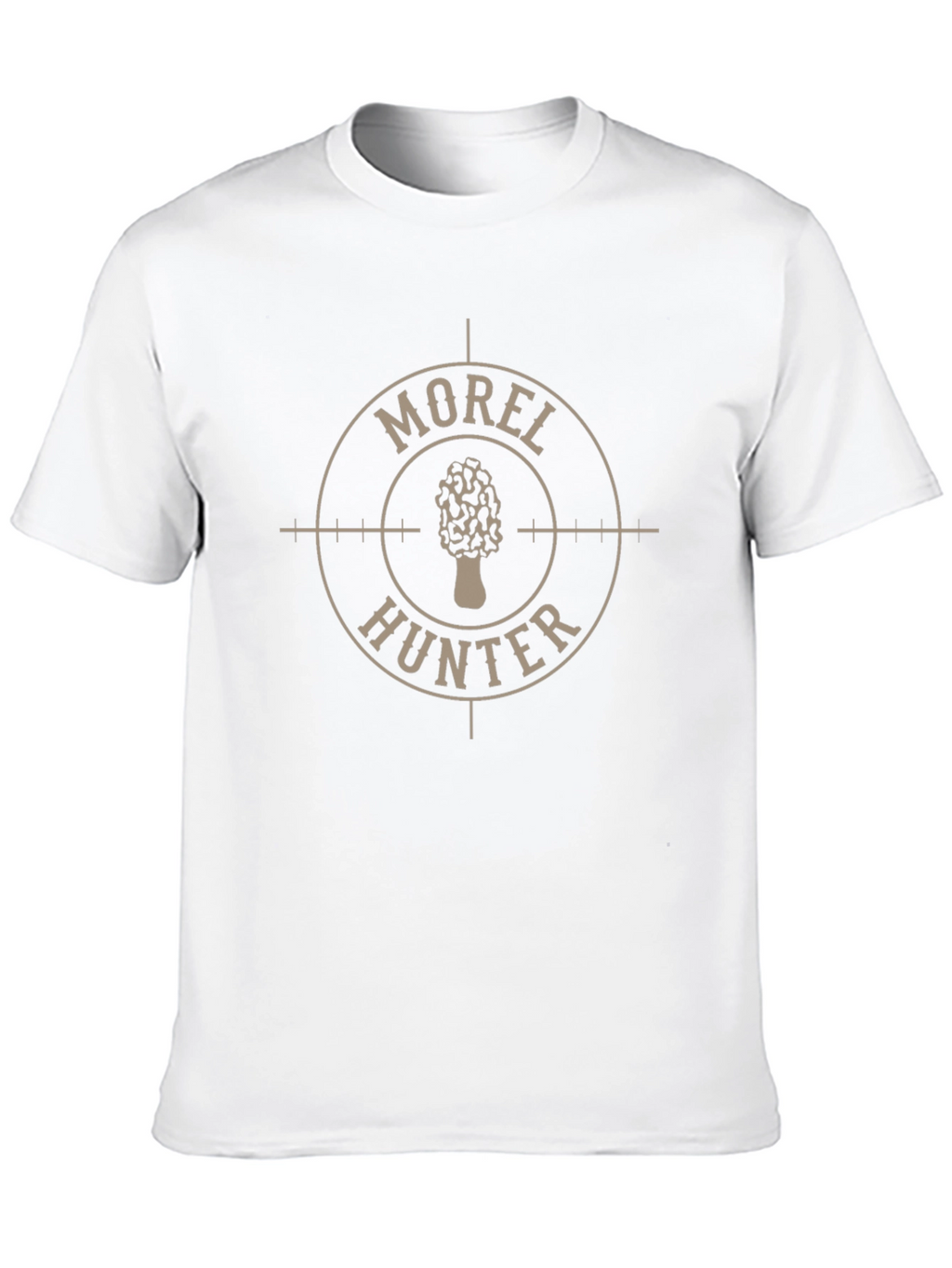 Morel Hunter T-Shirt - Black Graphic Tee