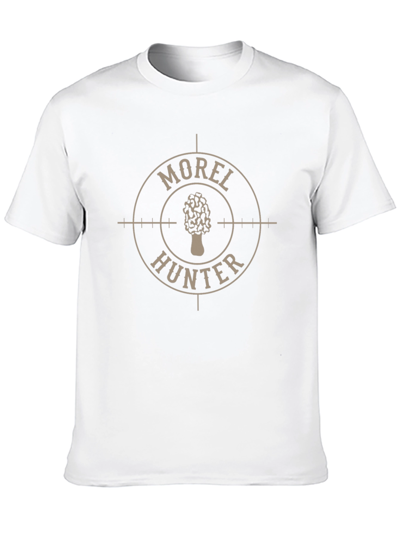 Morel Hunter T-Shirt - Black Graphic Tee