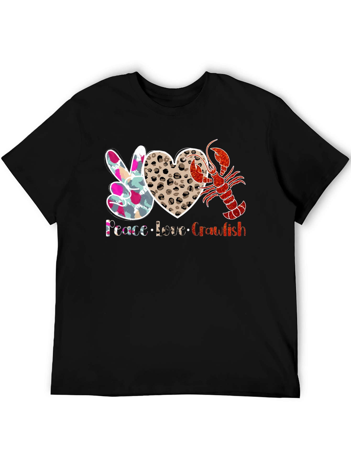 Peace Love Crawfish T-Shirt