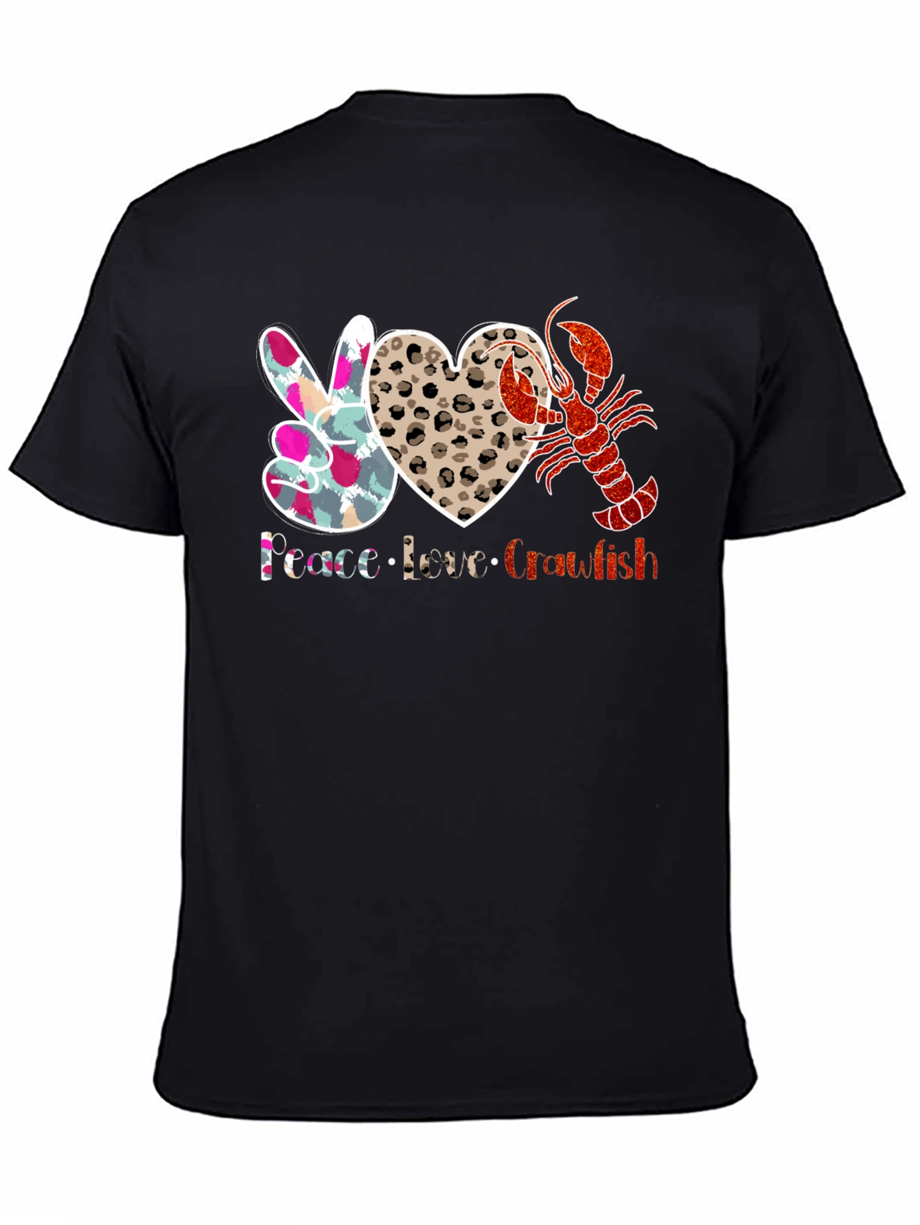 Peace Love Crawfish T-Shirt