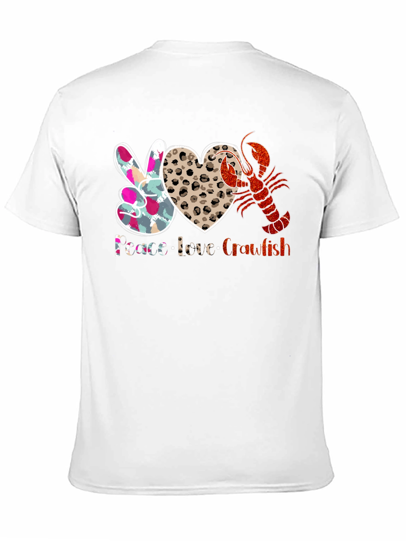Peace Love Crawfish T-Shirt