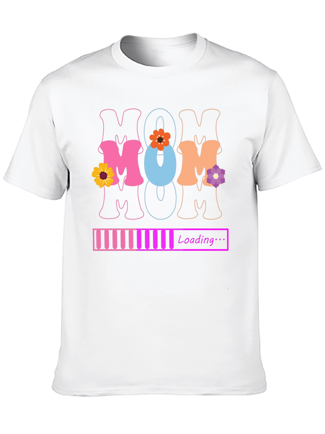 Mom Loading T-Shirt - Black Novelty Tee