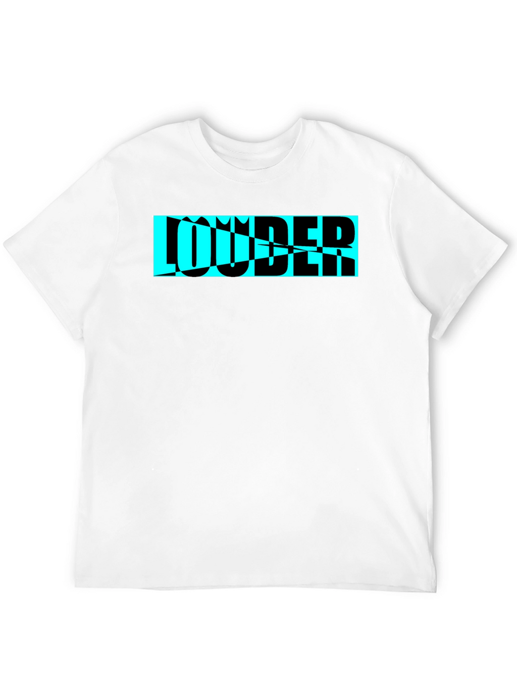 LOUDER Graphic Print Mens T-Shirt