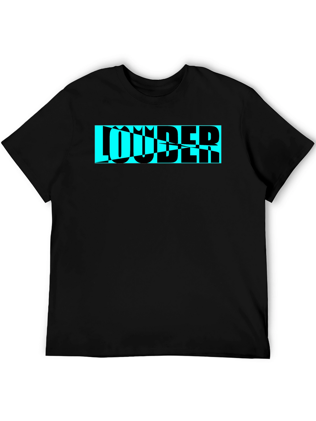 LOUDER Graphic Print Mens T-Shirt