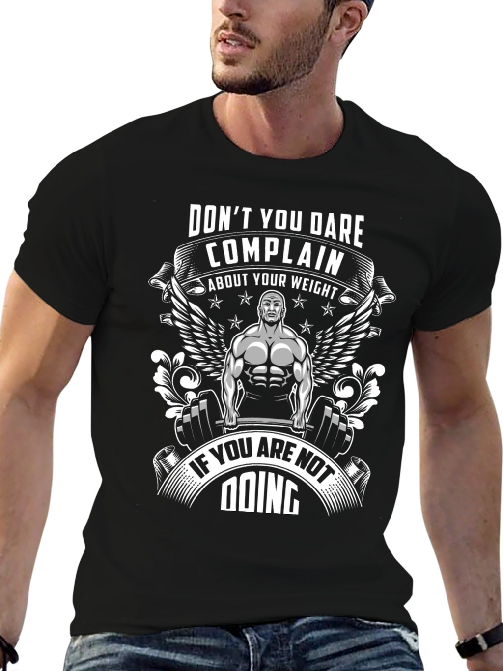 Weightlifting Motivation T-Shirt: Dont Complain!