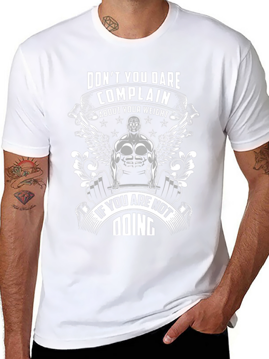 Weightlifting Motivation T-Shirt: Dont Complain!