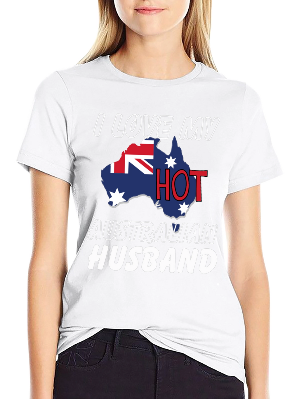 I Love My Hot Australian Husband T-Shirt