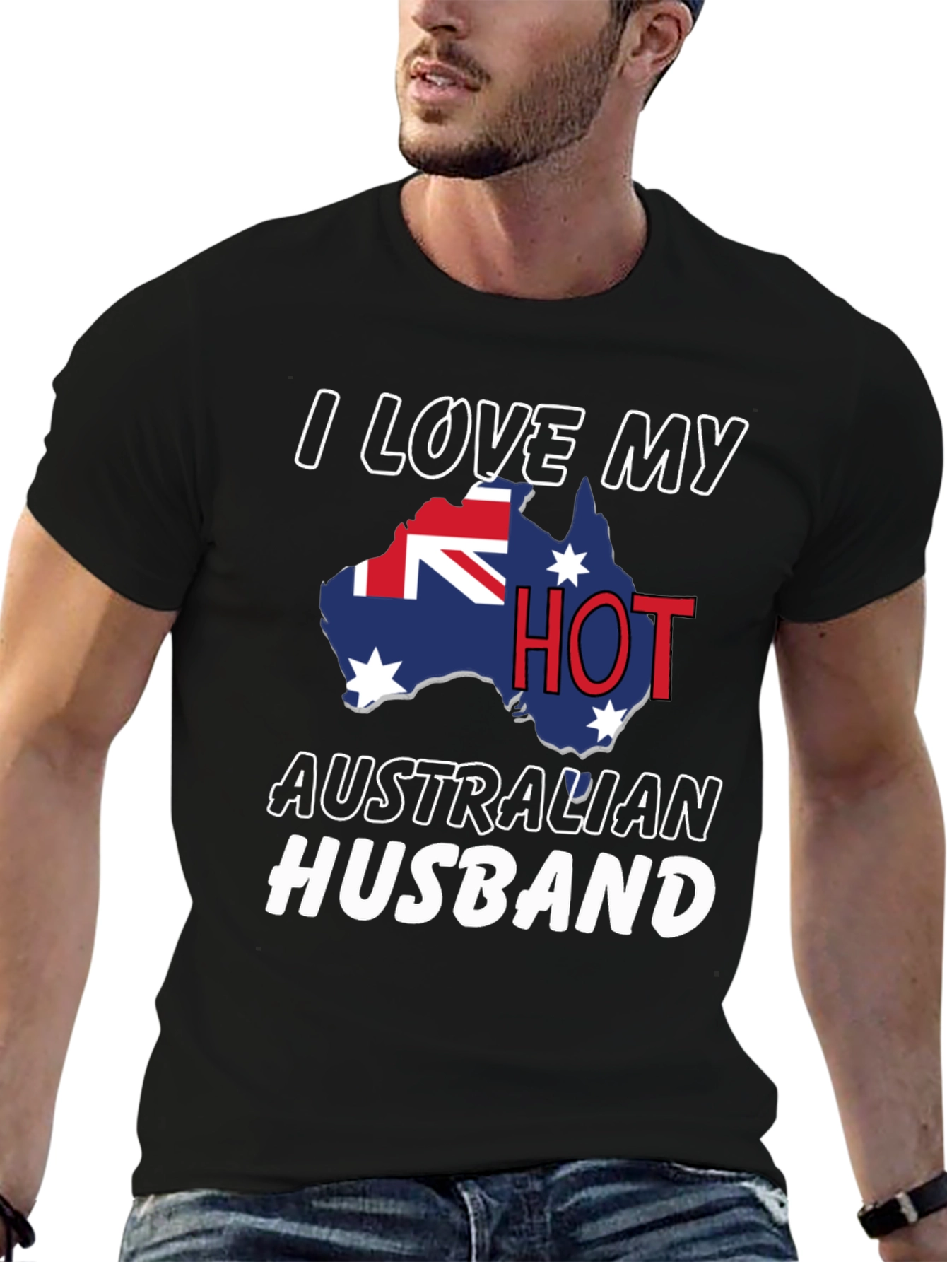 I Love My Hot Australian Husband T-Shirt