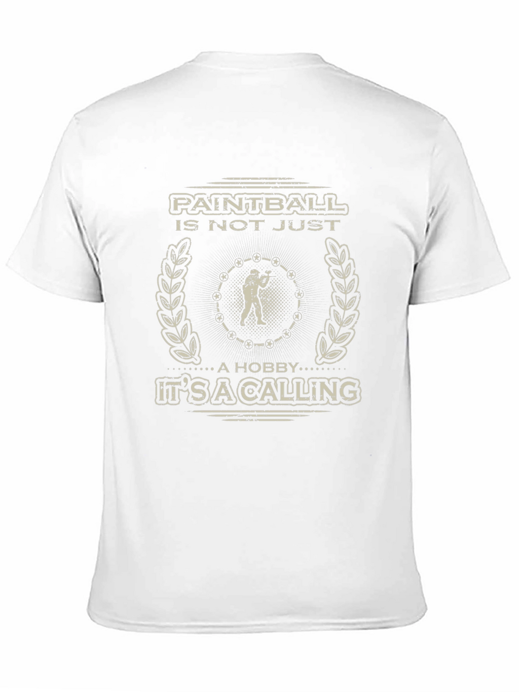 Paintball Calling T-Shirt - Black Graphic Tee