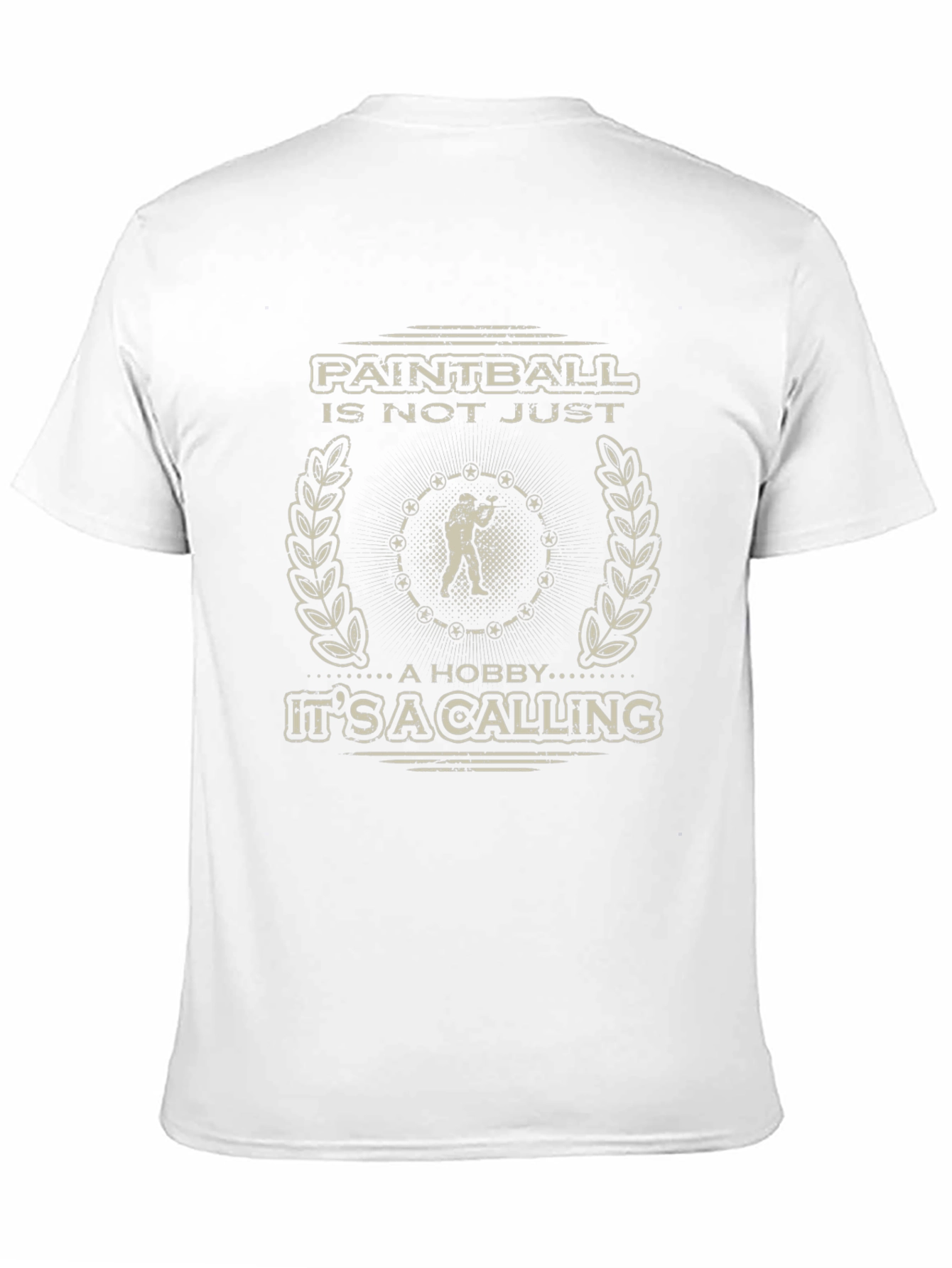 Paintball Calling T-Shirt - Black Graphic Tee