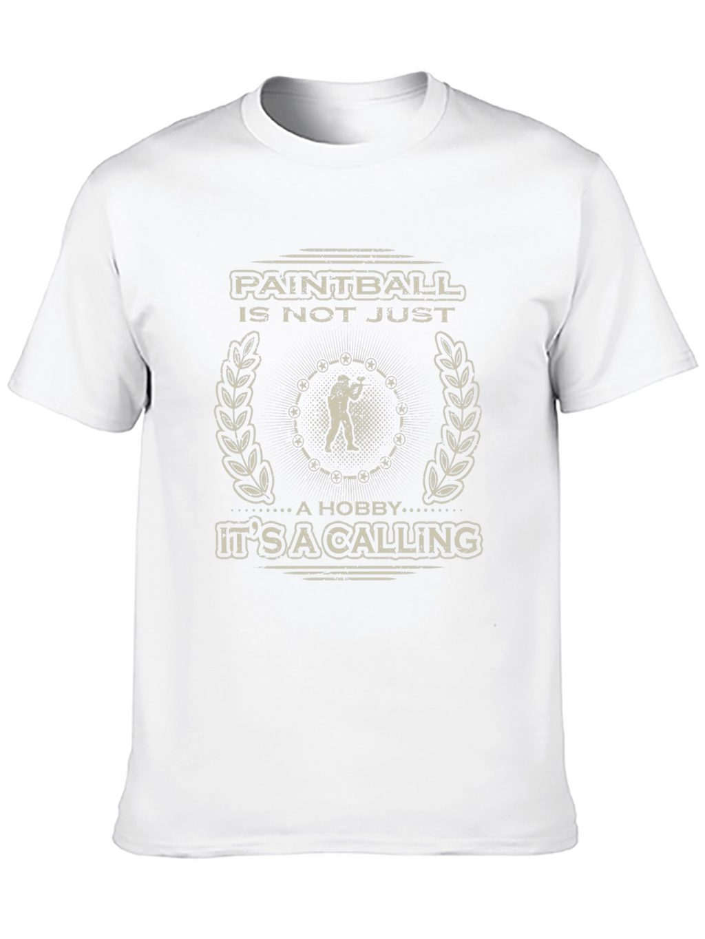 Paintball Calling T-Shirt - Black Graphic Tee