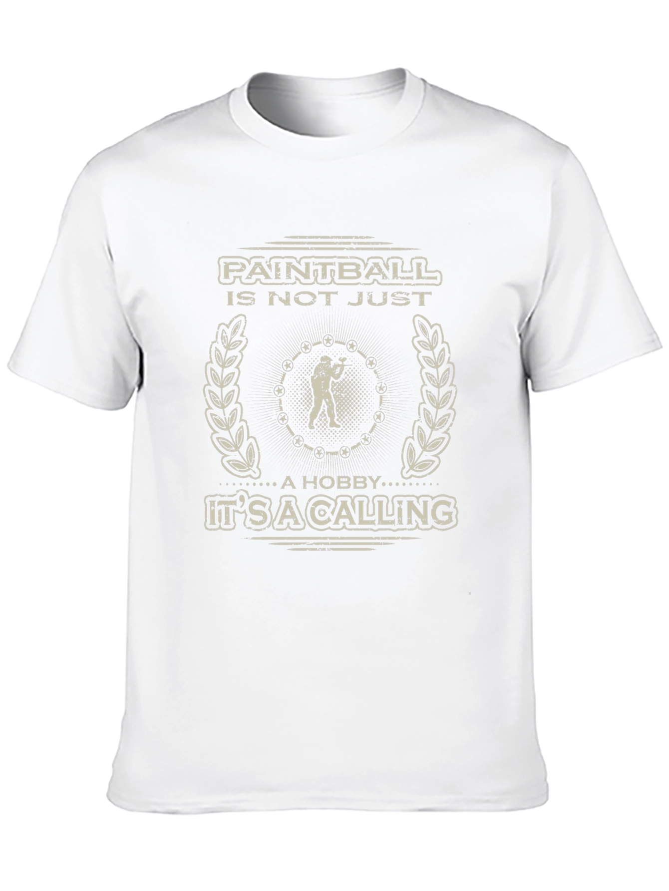 Paintball Calling T-Shirt - Black Graphic Tee